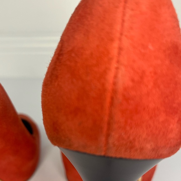 Giuseppe Zanotti Red Suede Heel - Picture 10 of 11